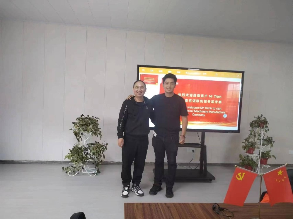 越南、印度客戶來我司參觀考察